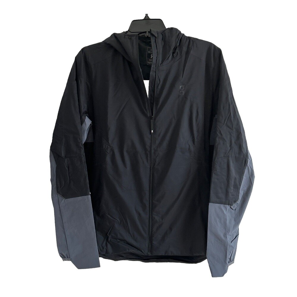 On Cloud Womens Insulator Full Zip Lightweight Jacket Black/Gray Size Large